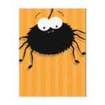 Postales mimosas lindas de Halloween de la araña d tarjetas postales