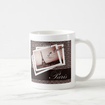 Postales parisienses taza