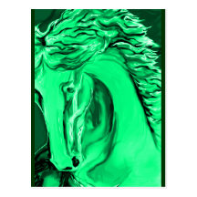 Postales verdes del caballo
