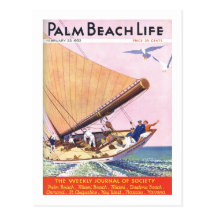 Postard de la vida #15 del Palm Beach Tarjeta Postal