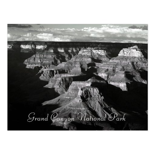 Poste blanco y negro del parque nacional del Gran  Postales