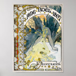 Poster 1897 de 1896 NOEL Alfonso Maria Mucha