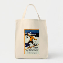 Poster 1920 de los deportes de invierno del St. Cr Bolsas