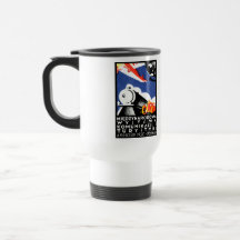 Poster 1930 de la expo de Poznán Tazas De Café