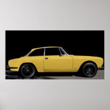 Poster 1974 del iNiEZiONE de Alfa Romeo 2000 GTV