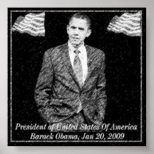 Poster 2009 de presidente Barack Obama