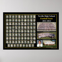Poster 2011-2012 del equipo de fútbol de la High S