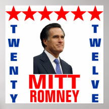 Poster 2012 de Mitt Romney