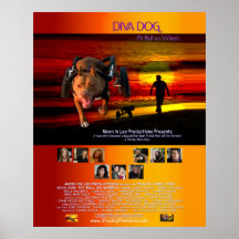 Poster 23" básico del PERRO de la DIVA x28.75 "
