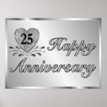 Poster - 25to aniversario - plata