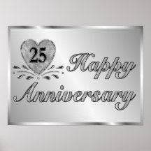 Poster - 25to aniversario - plata