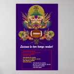Poster 38" del carnaval x 60" notas de la opinión 