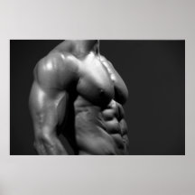 Poster #4 del pecho del Bodybuilder