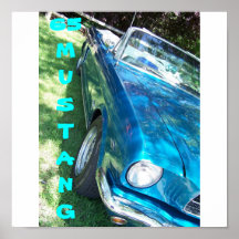 Poster, 65MUSTANG