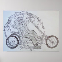 ¡Poster a pulso de las ilustraciones de Frankenben
