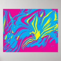 Póster Abstract pop especie Impresiones