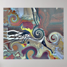 Poster abstracto - Alphecca