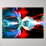 Poster abstracto de la implosión
