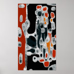 Poster abstracto de la relocalización
