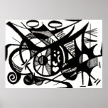 Poster abstracto de la revelación