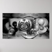 Poster abstracto de los mundos 2