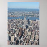 Poster aéreo del Empire State Building