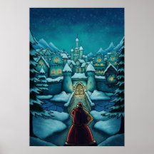 poster agradable del día de fiesta de santa