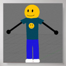 Poster al azar de la persona