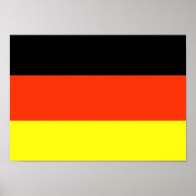 Poster alemán de la bandera