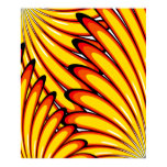 poster amarillo abstracto de los girasoles posters