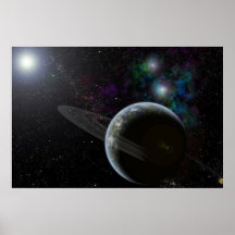 Poster anillado del planeta