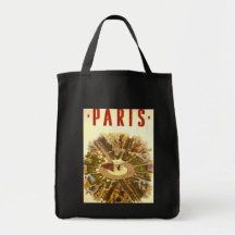 Poster Arco del Triunfo París Francia del viaje de Bolsa