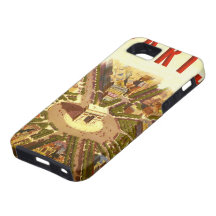 Poster Arco del Triunfo París Francia del viaje de iPhone 5 Case-Mate Cárcasa
