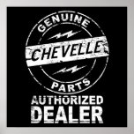 Poster auténtico de Chevelle de las piezas