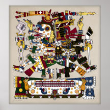 Poster azteca del equilibrio