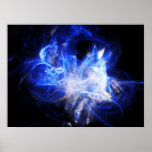 Poster azul de la nebulosa