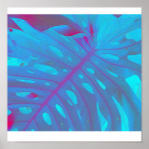 Poster azul del extracto de la transparencia