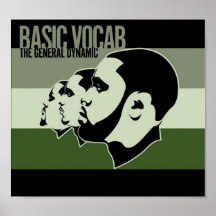 Poster básico del logotipo de Vocab