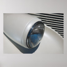 Poster blanco del coche del extracto de la lintern