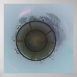 Poster brumoso de Marshbirds Planetoid