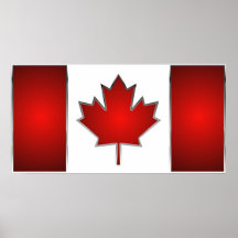Poster canadiense de la bandera