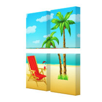 Poster Canvas2 del ensueño del verano impresiones de lienzo