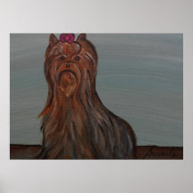 Poster caprichoso de la pintura de Yorkshire del a