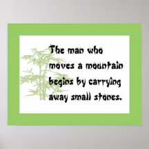 Poster chino del proverbio