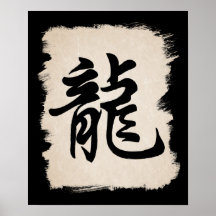 Poster chino del símbolo de la muestra del zodiaco