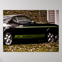 Poster clásico del coche 32