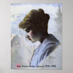 Poster color de rosa de Emma Hodges Quinn