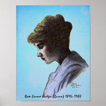 Poster color de rosa de Emma Hodges Quinn