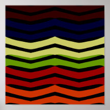 Poster coloreado multi