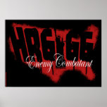 Poster combativo enemigo HR-6166